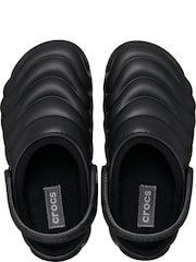 Crocs Black Classic Lined Overpuff Clogs - Image 4 of 6