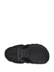 Crocs Black Classic Lined Overpuff Clogs - Image 6 of 6