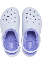 Lila - Crocs klassische Clogs mit flauschigem Futter und Plateausohle - Bild 3 von 7