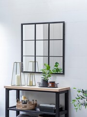 Garden Trading Black Fulbrook Mirror - Image 1 of 2
