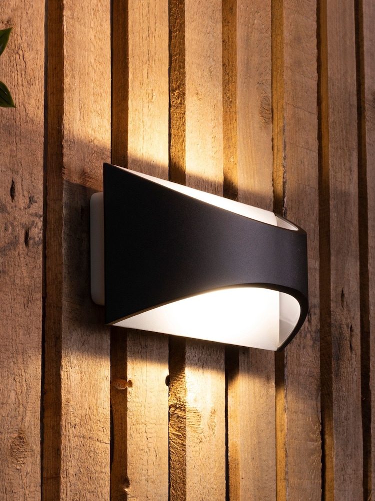 BHS Black Stroud 6W LED Outdoor Wall Light - Image 1 of 4