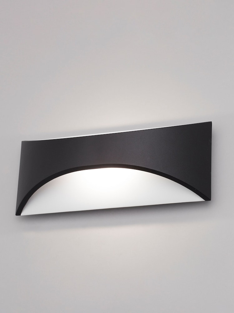 BHS Black Stroud 6W LED Outdoor Wall Light - Image 2 of 4