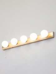 BHS Brass Ara Hollywood 5 Light Bathroom Wall Light - Image 2 of 3