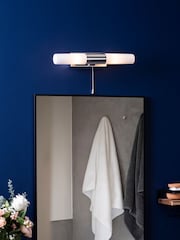 BHS Silver Aries Helsinki Bathroom Wall Light - Image 1 of 4