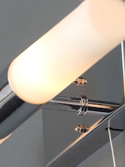 BHS Silver Aries Helsinki Bathroom Wall Light - Image 3 of 4