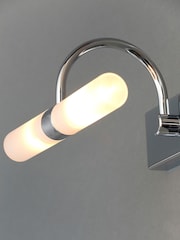 BHS Silver Corvus Bathroom Light - Image 2 of 3