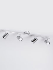 BHS Silver Freya Bathroom Spotlight 4 Light Ceiling Light - Image 2 of 3