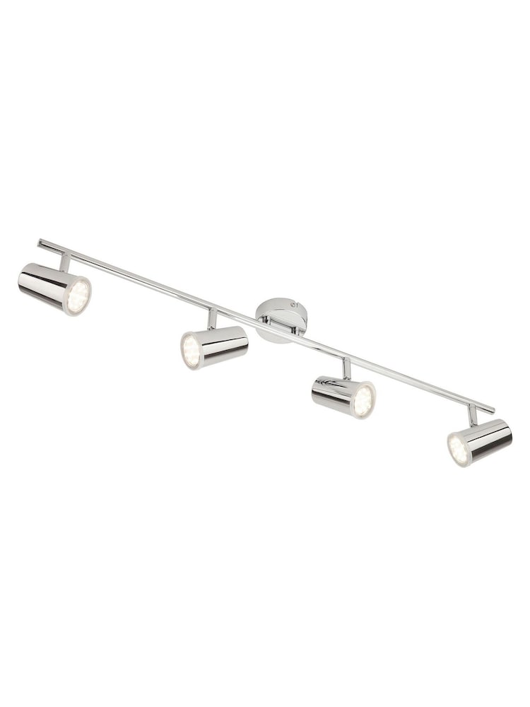 BHS Silver Freya Bathroom Spotlight 4 Light Ceiling Light - Image 3 of 3