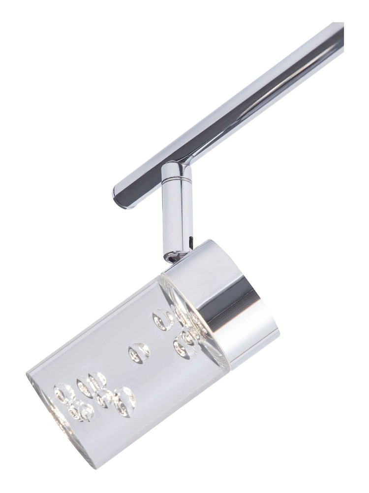 BHS Silver Felix Bubble LED Bathroom Bar Ceiling Light - Image 2 of 4