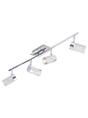 BHS Silver Felix Bubble LED Bathroom Bar Ceiling Light - Image 4 of 4