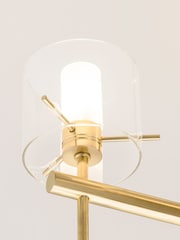 BHS Brass Gene 3 Light Cylinder Bathroom Ceiling Light - Image 2 of 5