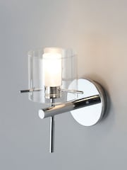 Silver Gene Cylinder Bathroom Wall Light - Image 2 of 3