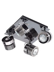 BHS Black Pedro 4 Light Spotlight - Image 2 of 3