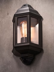 BHS Athena Black Wall Lantern Outdoor Light - Image 1 of 5