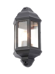 BHS Athena Black Wall Lantern Outdoor Light - Image 3 of 5