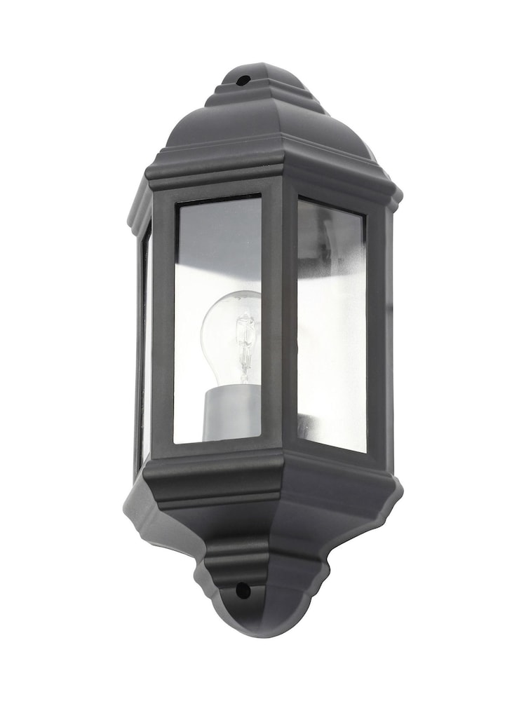 BHS Athena Black Wall Lantern Outdoor Light - Image 5 of 5 BHS Athena Black Wall Lantern Outdoor Light - Image 5 of 5