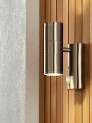 BHS Silver Islay 2 Outdoor Wall Light - Image 1 of 2
