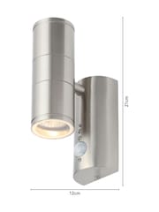 BHS Silver Islay 2 Outdoor Wall Light - Image 3 of 3