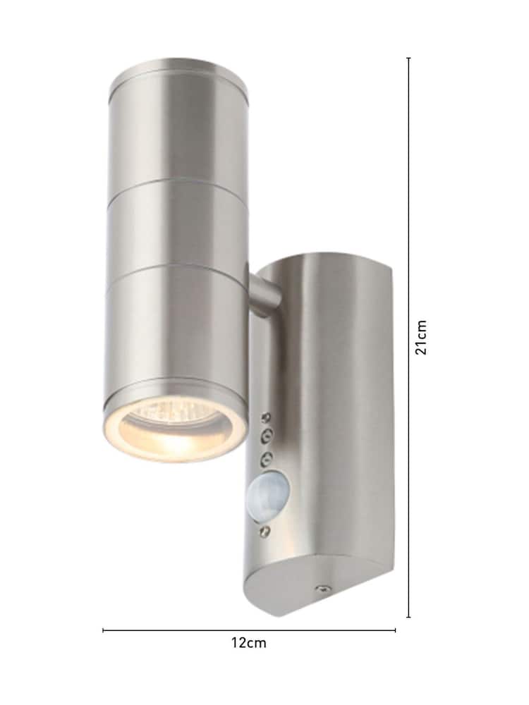 BHS Silver Islay 2 Outdoor Wall Light - Image 3 of 3