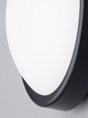 BHS Black Oxford LED Flush Ceiling Light - Image 2 of 3