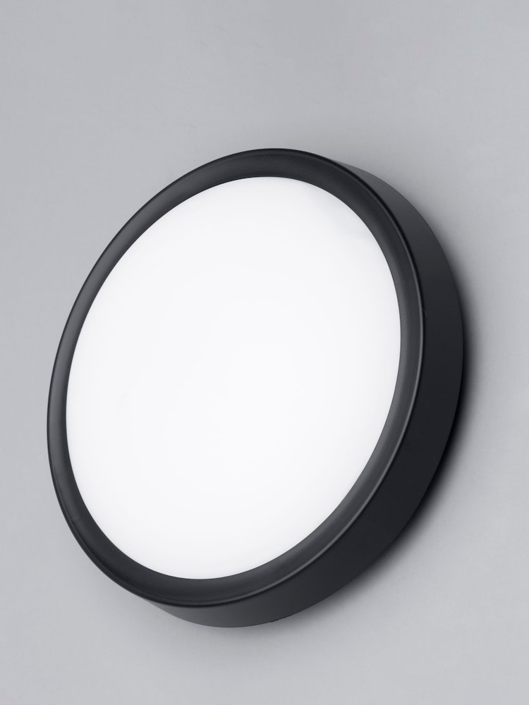 BHS Black Oxford LED Flush Ceiling Light - Image 3 of 3