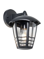 BHS Black Perdita Curved Wall Lantern Outdoor Light - Image 5 of 6