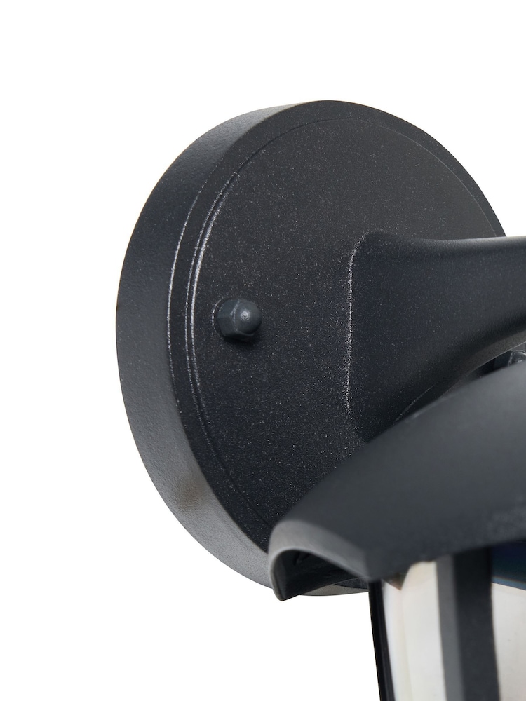 BHS Black Perdita Curved Wall Lantern Outdoor Light - Image 6 of 6