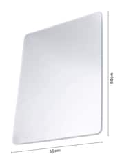 Silver Nor 600x800 22w LED IP44 Mirror - Image 4 of 4