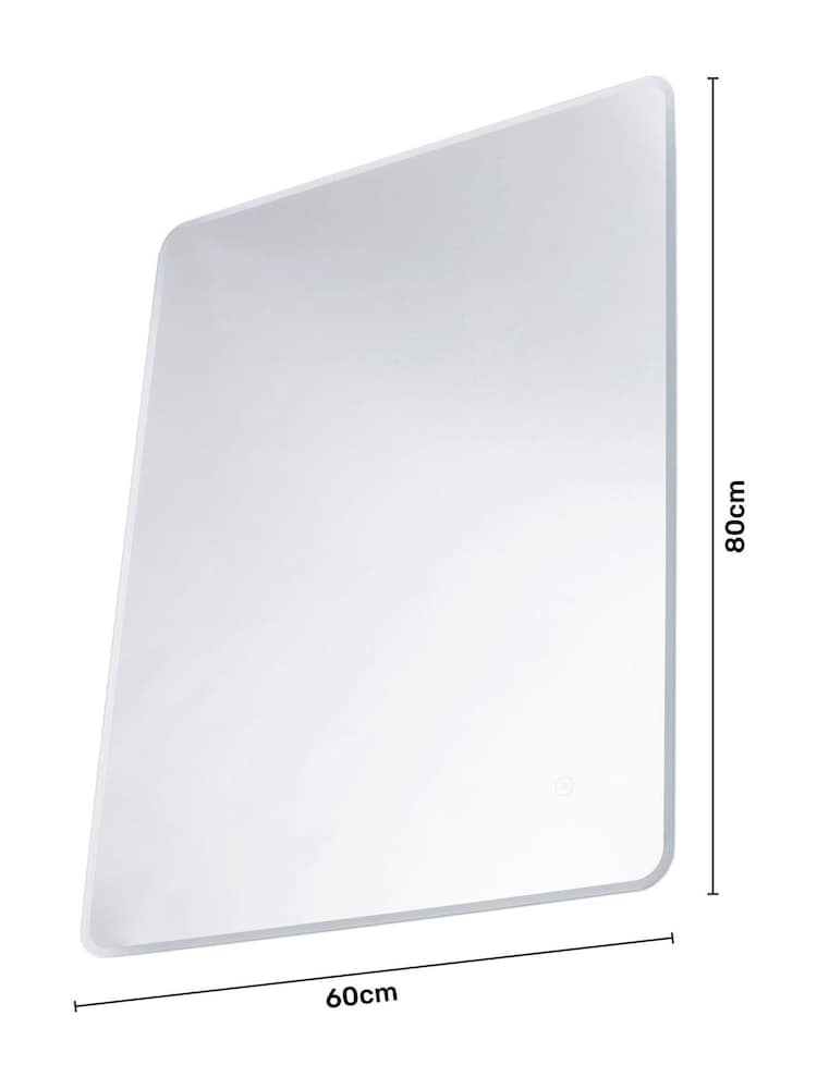 Silver Nor 600x800 22w LED IP44 Mirror - Image 4 of 4