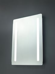 BHS Silver Ecti 12W LED Bathroom Mirror - Image 1 of 4