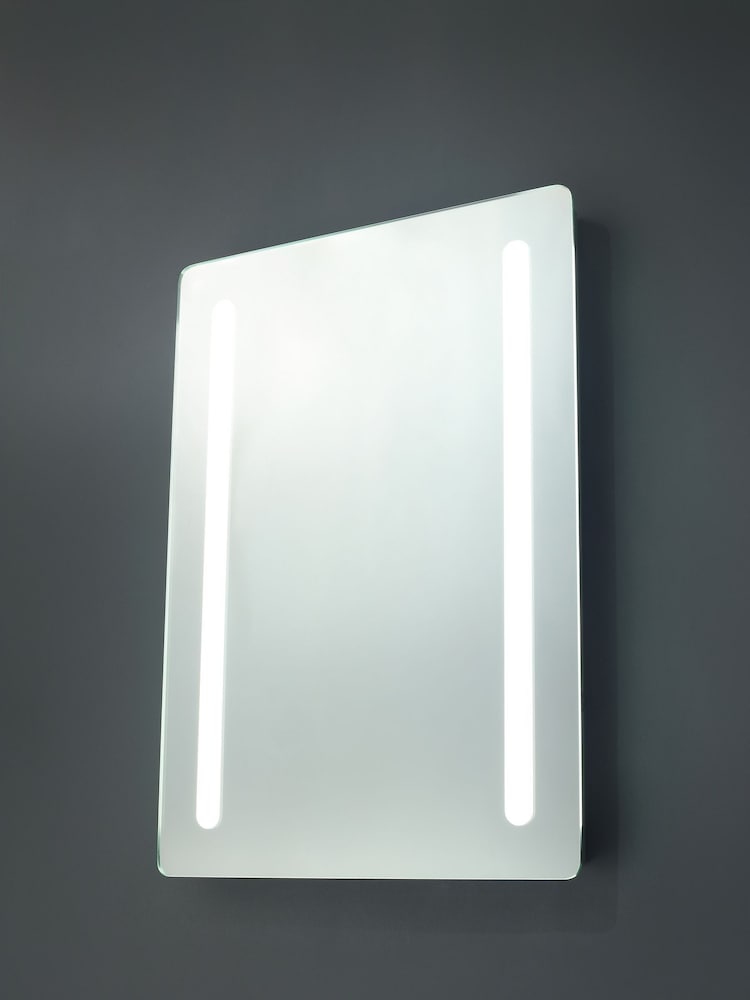 BHS Silver Ecti 12W LED Bathroom Mirror - Image 1 of 4