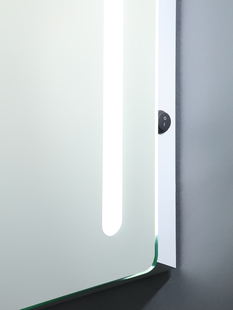BHS Silver Ecti 12W LED Bathroom Mirror - Image 2 of 4
