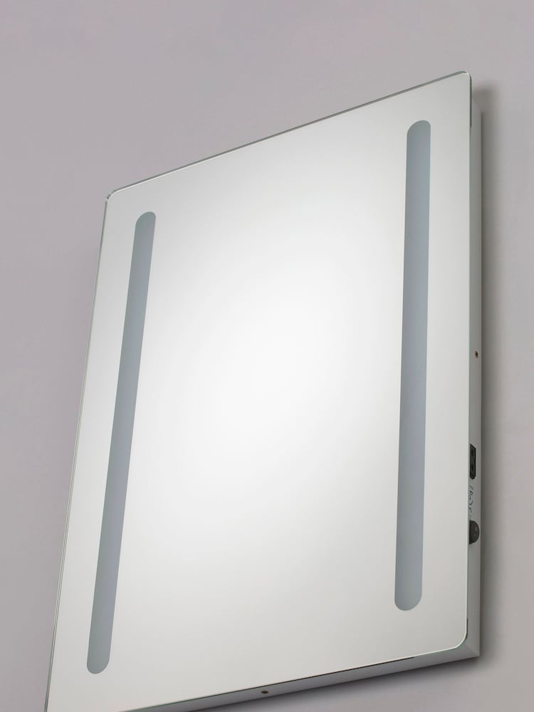 BHS Silver Ecti 12W LED Bathroom Mirror - Image 4 of 4
