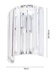 Chrome Pegasi G9 Ingot Wall Shield IP44 Chrome - Image 4 of 5
