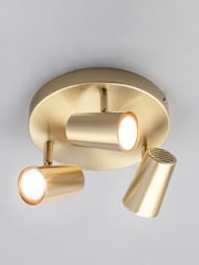BHS Harvey Brass Harvey 3 Light Flush Spotlight - Image 2 of 3