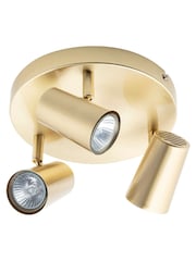 BHS Harvey Brass Harvey 3 Light Flush Spotlight - Image 3 of 3