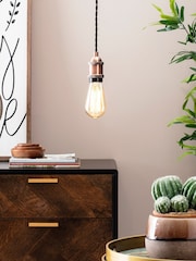 BHS Copper Dale Cable Ceiling Light - Image 1 of 4