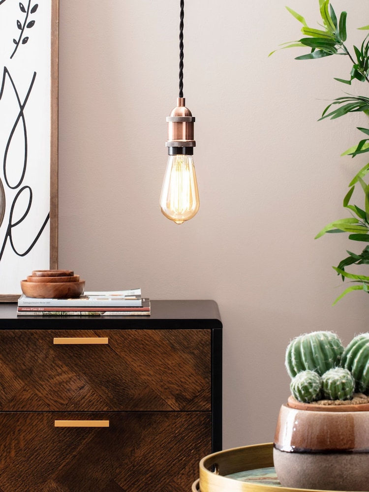 BHS Copper Dale Cable Ceiling Light - Image 1 of 4