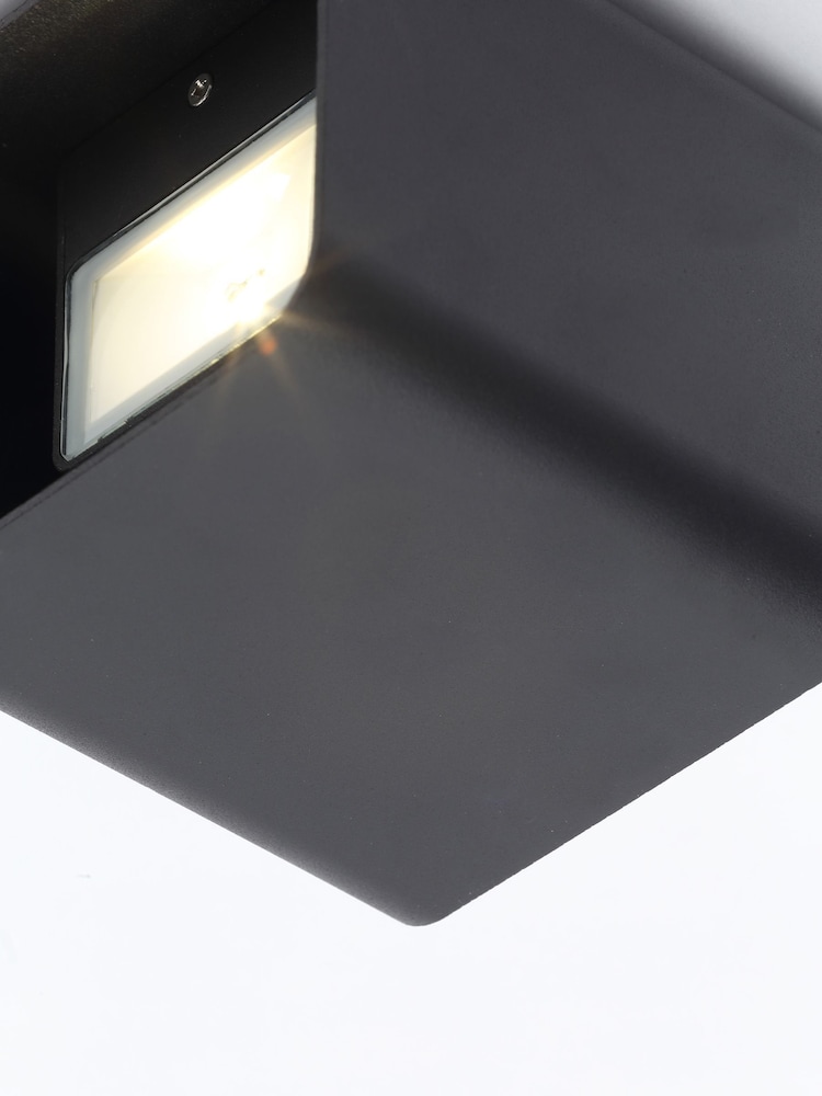 BHS Black Maui Up/Down LED Wall Light - Image 3 of 3
