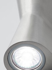 BHS Silver Skye Double Cone Wall Light - Image 2 of 4