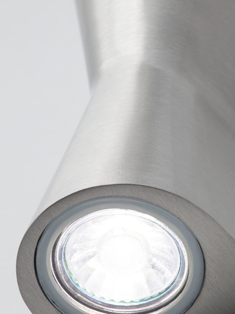 BHS Silver Skye Double Cone Wall Light - Image 2 of 4
