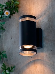 BHS Black Lens Up/Down Light - Image 1 of 4