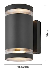 BHS Black Lens Up/Down Light - Image 4 of 4