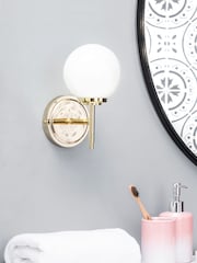 Brass BHS Porto Opal Wall Light - Image 1 of 4