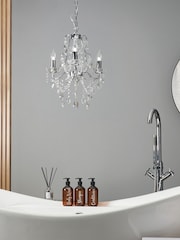 BHS Silver Annalee Bathroom Chandelier Chandelier - Image 1 of 5
