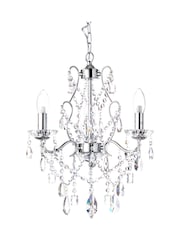BHS Silver Annalee Bathroom Chandelier Chandelier - Image 5 of 5