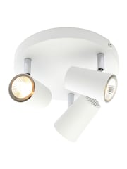 BHS Harvey White Harvey 3 Light Flush Spotlight - Image 5 of 5
