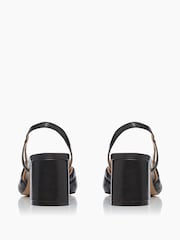črna - Dune London Crofts Mid Block Heel Slingback črpalke - Slika 3 iz 5