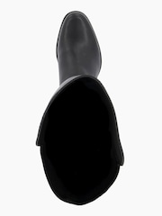 Dune London Black Tropic Over The Knee Stretch Boots - Image 4 of 5