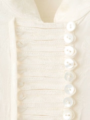 Mango White High Neck Floral Print Blouse - Image 6 of 7
